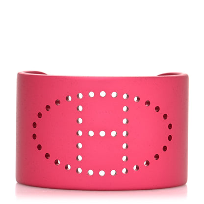Hermes Aluminium Evelyne Sunset Cuff Bracelet T3 Rose Couture 1 of 4