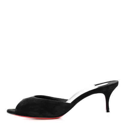 Christian Louboutin Suede Me Dolly 55 Sandals 38.5 Black 1 of 7