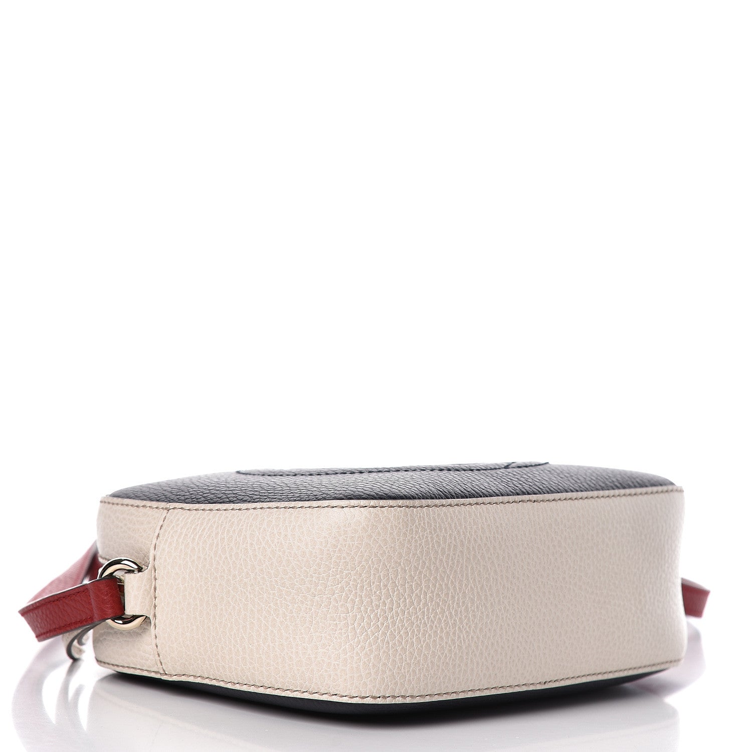 Gucci Dollar Calfskin Small Soho Disco Bag Blue Hibiscus Red Mystic White 4 of 11