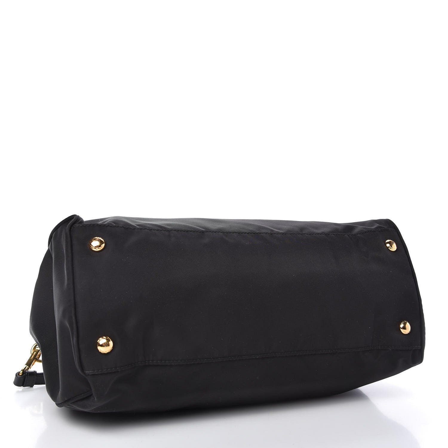 Prada Tessuto Nylon Saffiano Tote Black 4 of 13