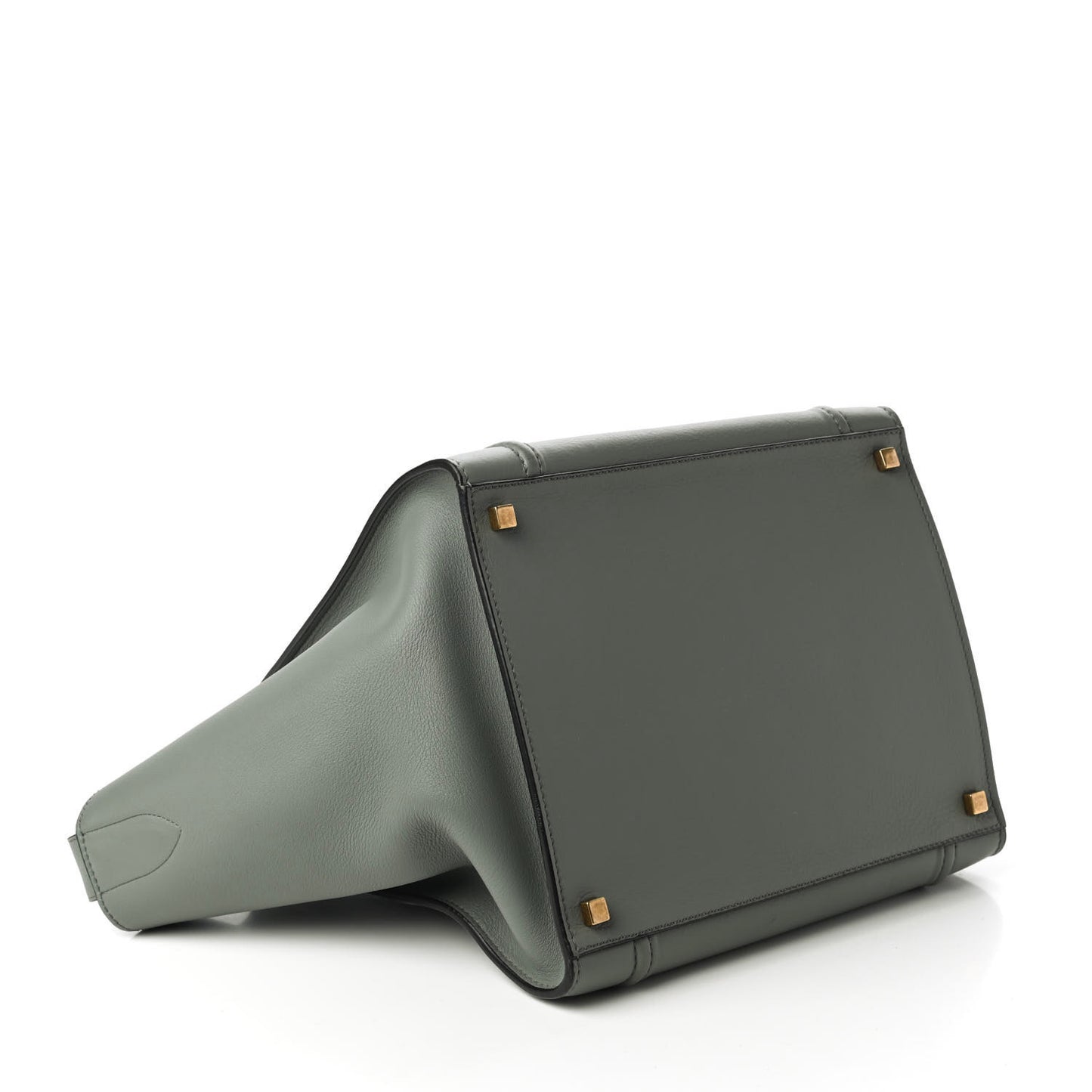 Supple Calfskin Medium Phantom Luggage Glacier