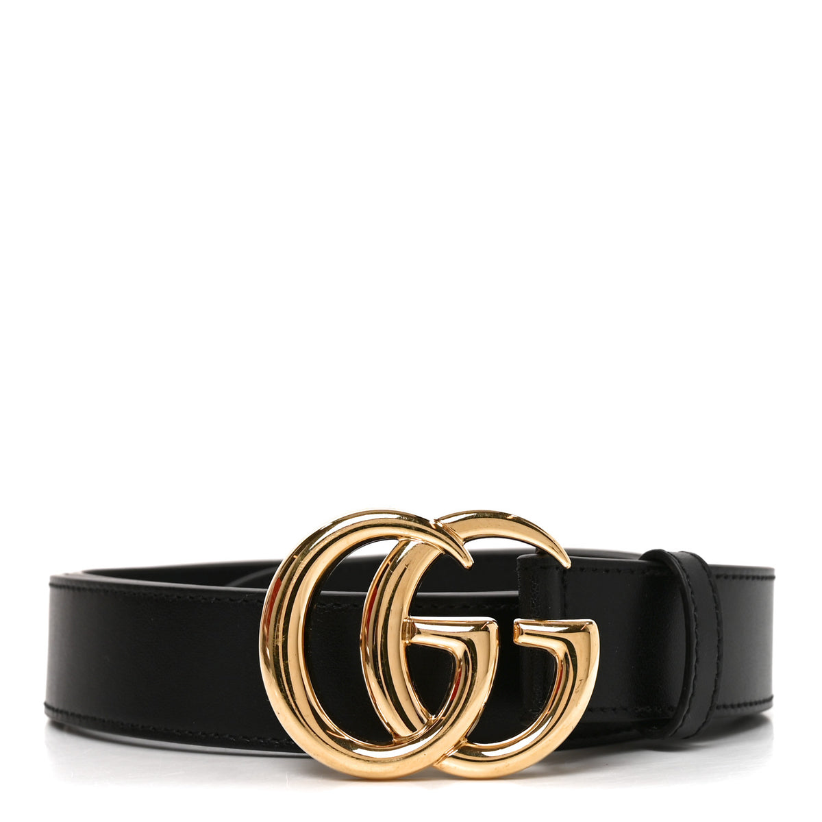 Gucci Calfskin Double G 30mm Belt 100 40 Black 1 of 4