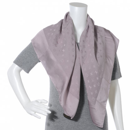 Louis Vuitton Silk Monogram Monaco Scarf Purple 4 of 6