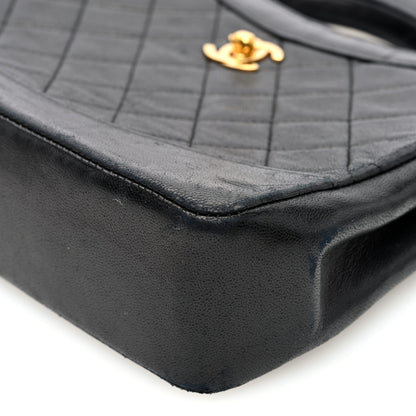 Chanel Lambskin Quilted Small 31 Shopping Bag Black 10 of 10