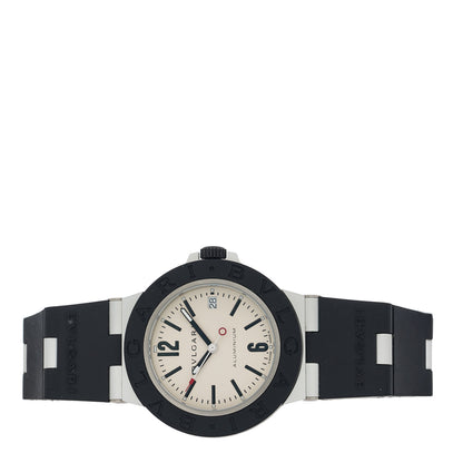 Bulgari Aluminum Rubber 40mm Diagono Automatic Watch 2 of 4