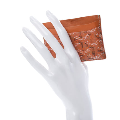 Goyard Goyardine Saint Sulpice Card Holder Orange 2 of 10