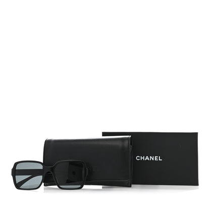 Chanel Acetate Polarized Square Sunglasses 5408 Black 11 of 11