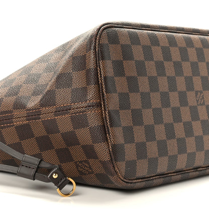 Louis Vuitton Damier Ebene Neo Neverfull MM Rose Ballerine 8 of 10