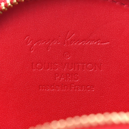 Louis Vuitton Vernis Kusama Infinity Dots Chapeau Coin Purse Red 6 of 8