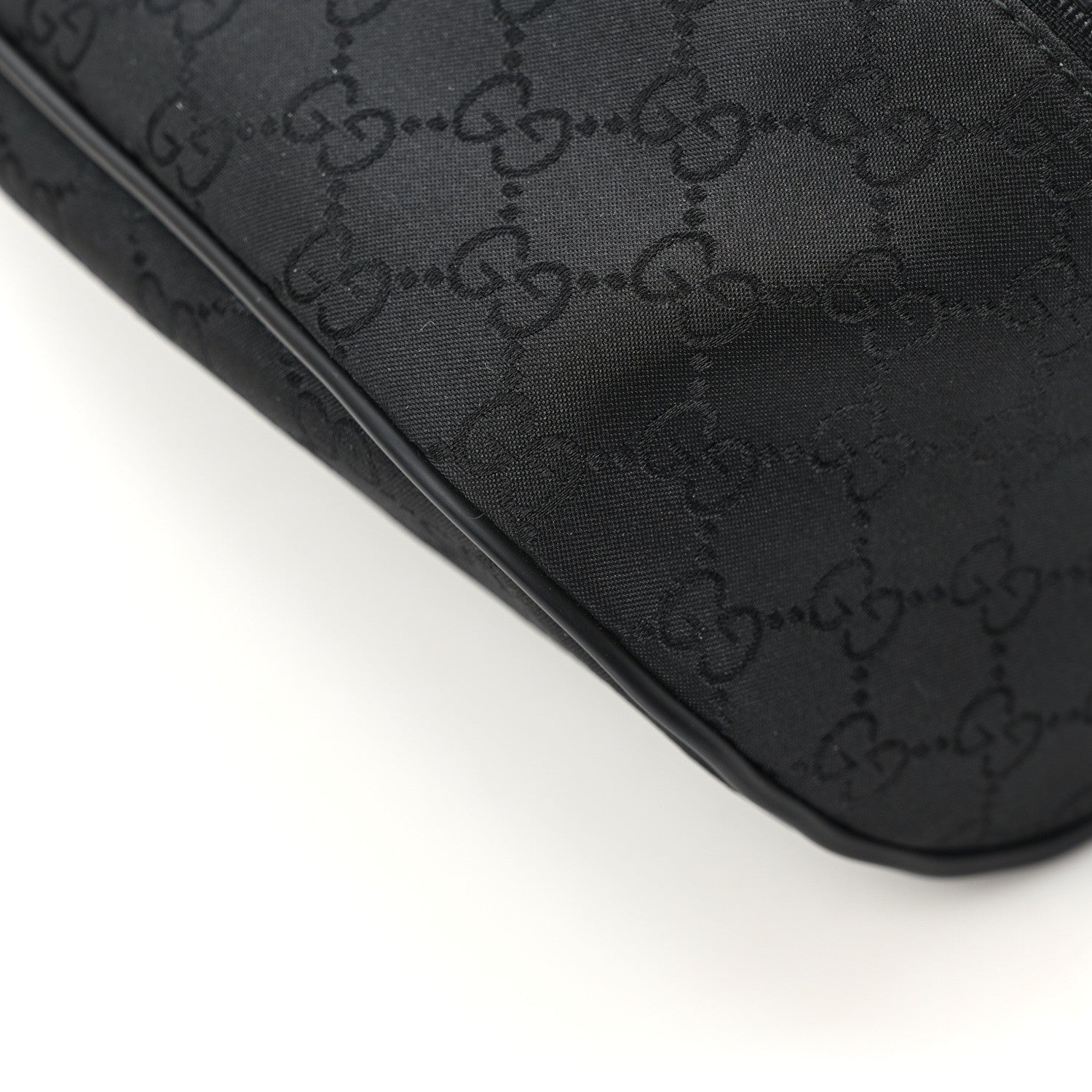 Gucci Nylon Monogram Fanny Pack Belt Bag Black 11 of 11