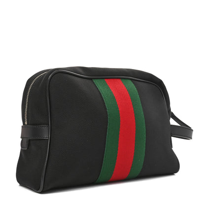 Gucci Techno Canvas Web Toiletry Case Black 3 of 10