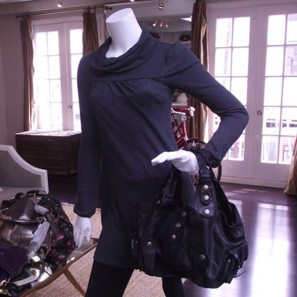 Chloe Calfskin Silverado Shoulder Bag Black 2 of 13