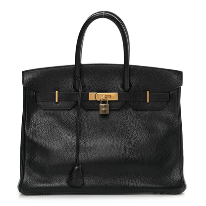 Hermes Ardennes Birkin 35 Black 1 of 21