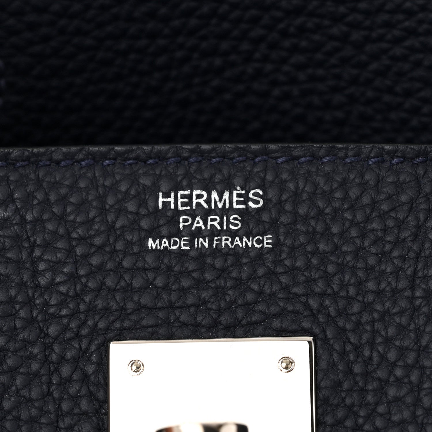Hermes Togo Birkin 30 Bleu Nuit 6 of 10