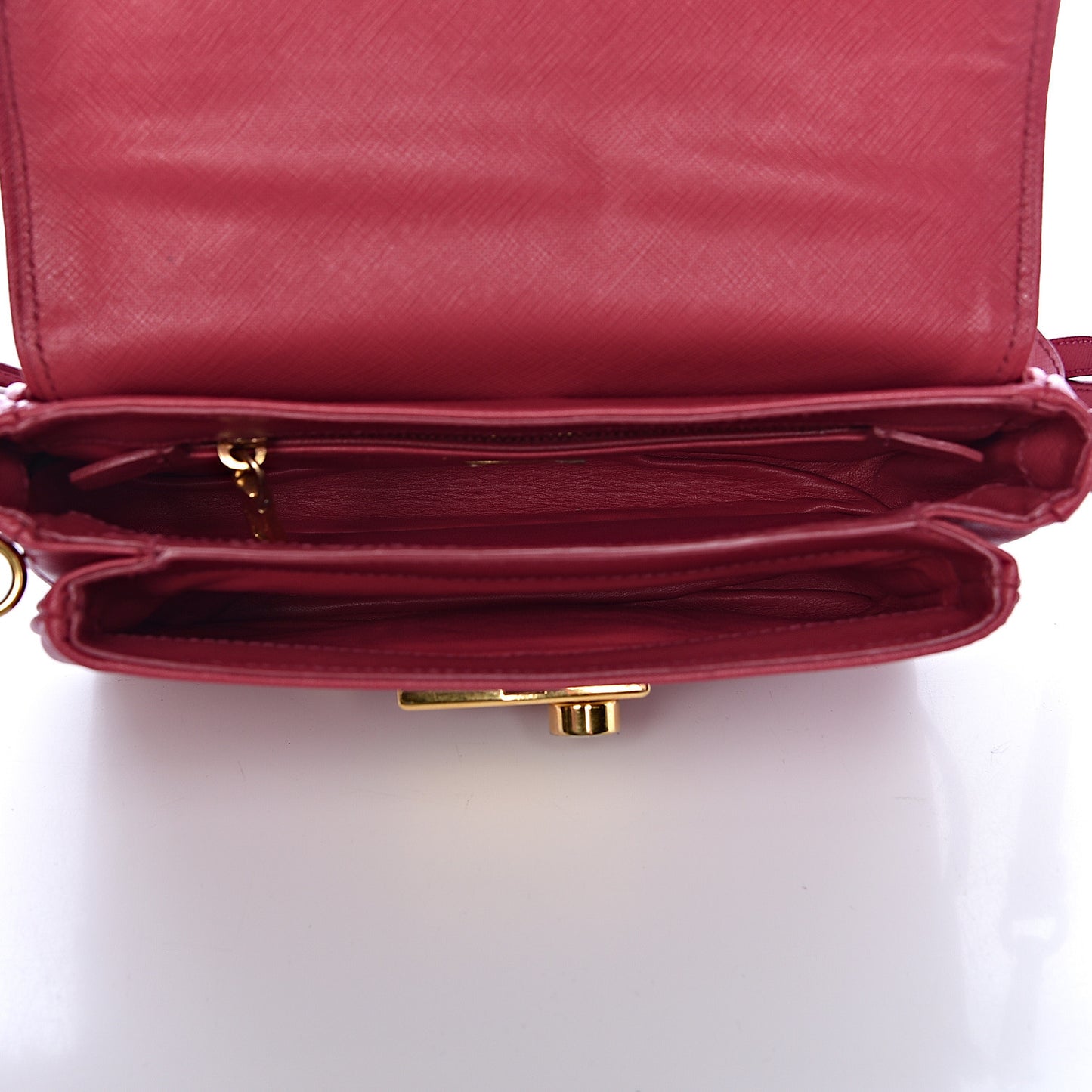 Saffiano Lux Crossbody Peonia