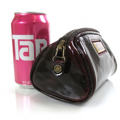 Jimmy Choo Patent Cosmetic Pouch Plum 3 of 8