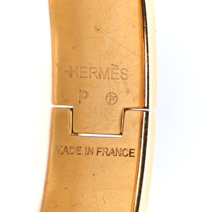 Hermes Enamel Narrow Clic Clac H Bracelet PM Orange 3 of 3