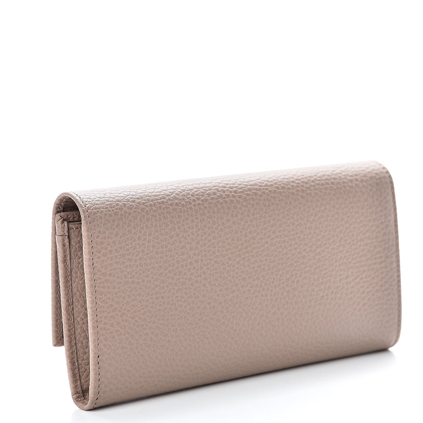 Dollar Calfskin GG Marmont Continental Wallet Porcelain Rose