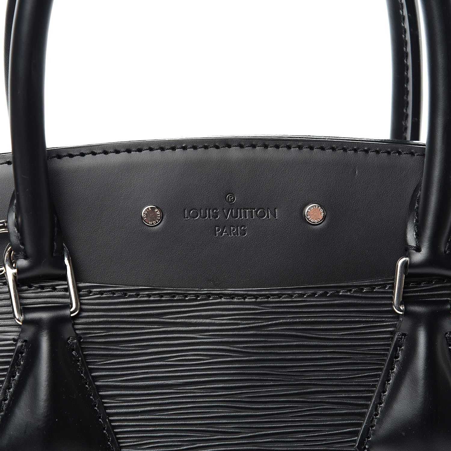 Louis Vuitton Epi Soufflot MM Black 8 of 10