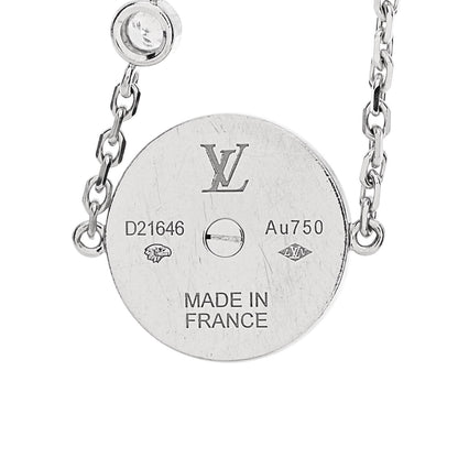 Louis Vuitton 18K White Gold Diamond Pink Opal Color Blossom BB Sun Bracelet 3 of 4