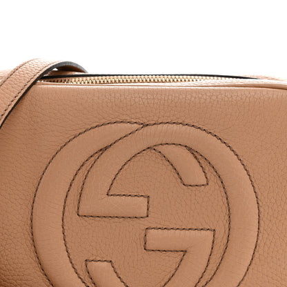 Gucci Pebbled Calfskin Small Soho Disco Bag Camelia 8 of 11