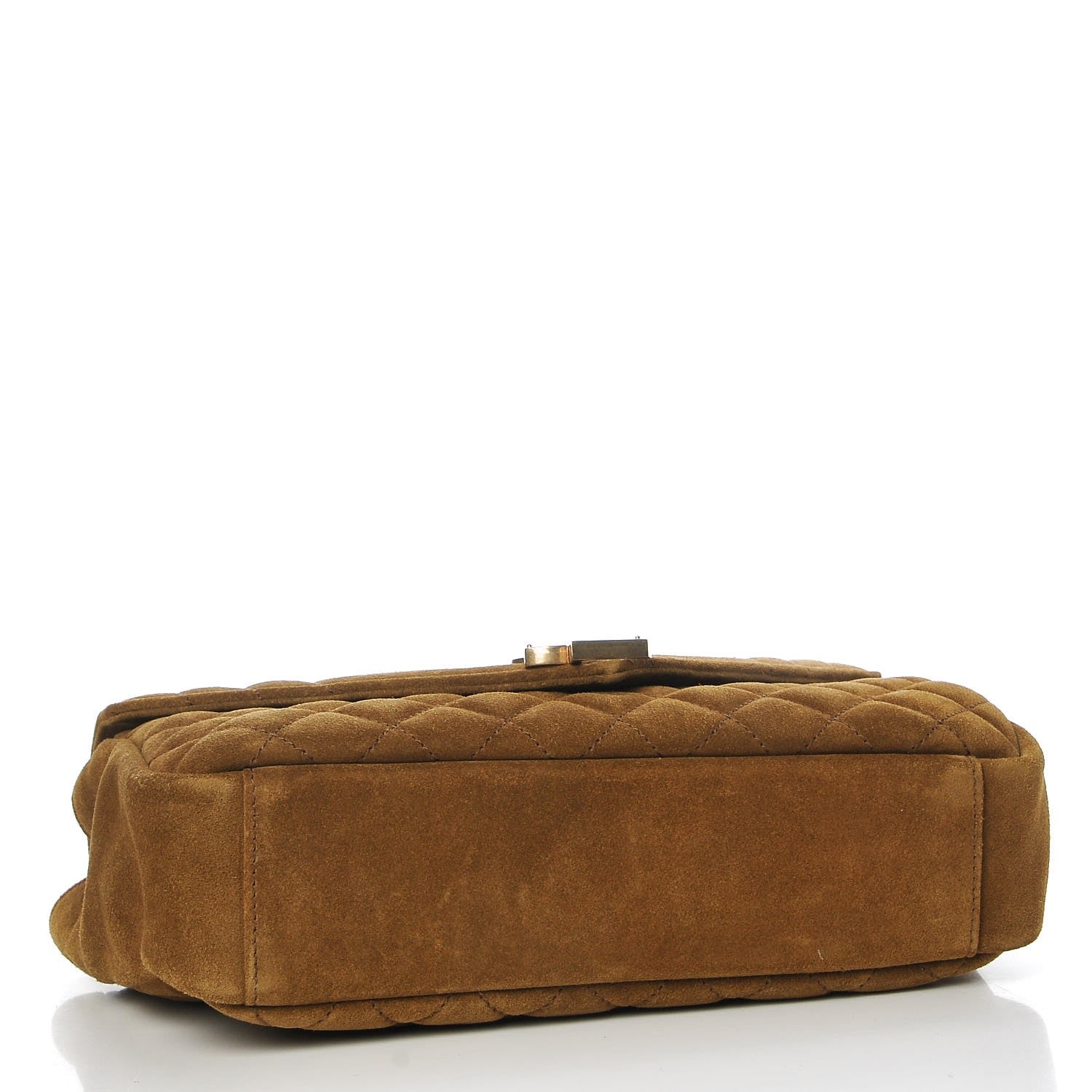 Saint Laurent Suede Tri-Quilt Monogram Medium College Bag Ochre 4 of 10