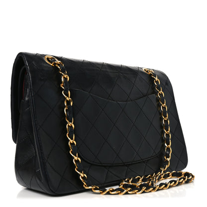 Chanel Lambskin Quilted Small Double Flap Black 3 of 10