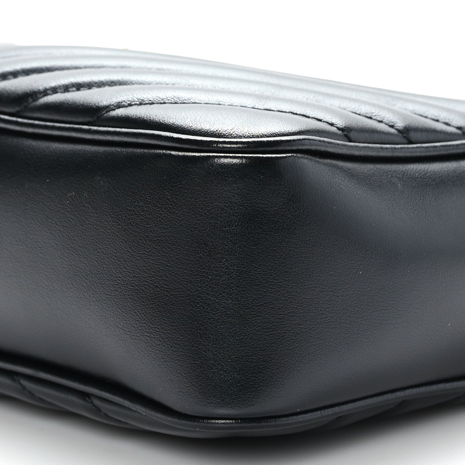 Saint Laurent Calfskin Matelasse Monogram Lou Camera Bag Black 9 of 9