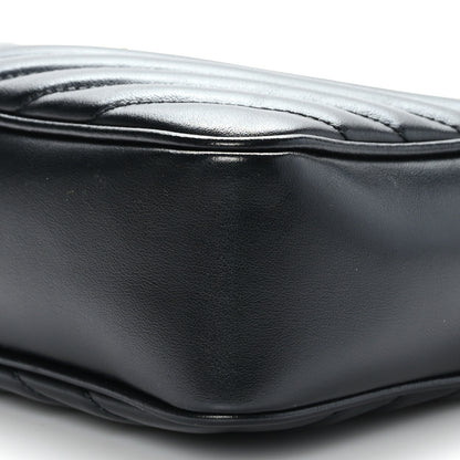 Saint Laurent Calfskin Matelasse Monogram Lou Camera Bag Black 9 of 9