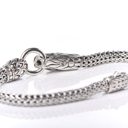 John Hardy Sterling Silver 18K Yellow Gold Dragon Head Bracelet 4 of 6