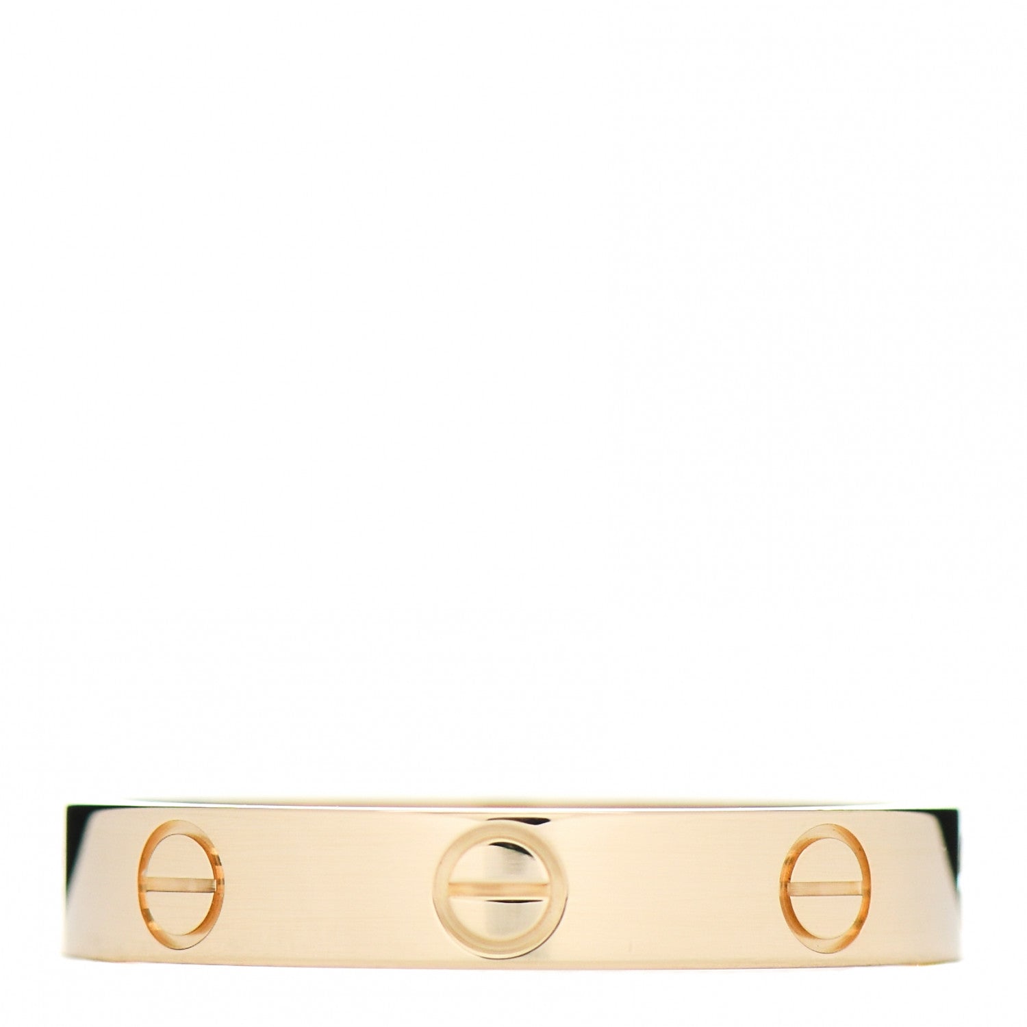 Cartier 18K Yellow Gold 3.5mm LOVE Wedding Band Ring 58 8.25 1 of 5