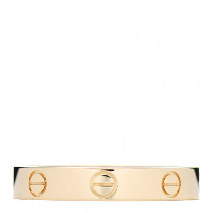 Cartier 18K Yellow Gold 3.5mm LOVE Wedding Band Ring 58 8.25 1 of 5