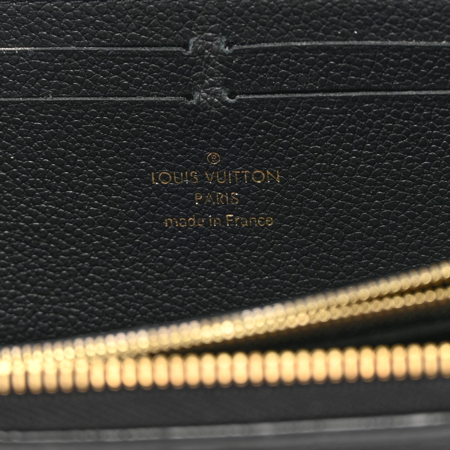 Louis Vuitton Empreinte Clemence Wallet Black 5 of 5