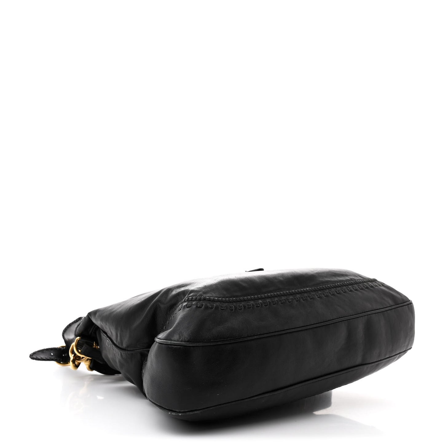 Calfskin Large New Jackie Hobo Black