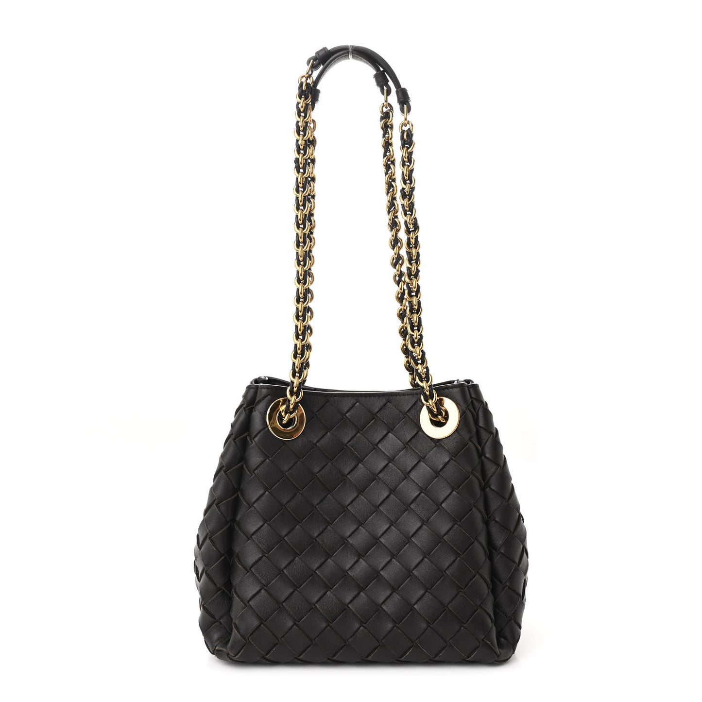 Nappa Intrecciato Small Parachute Chain Shoulder Bag Fondant