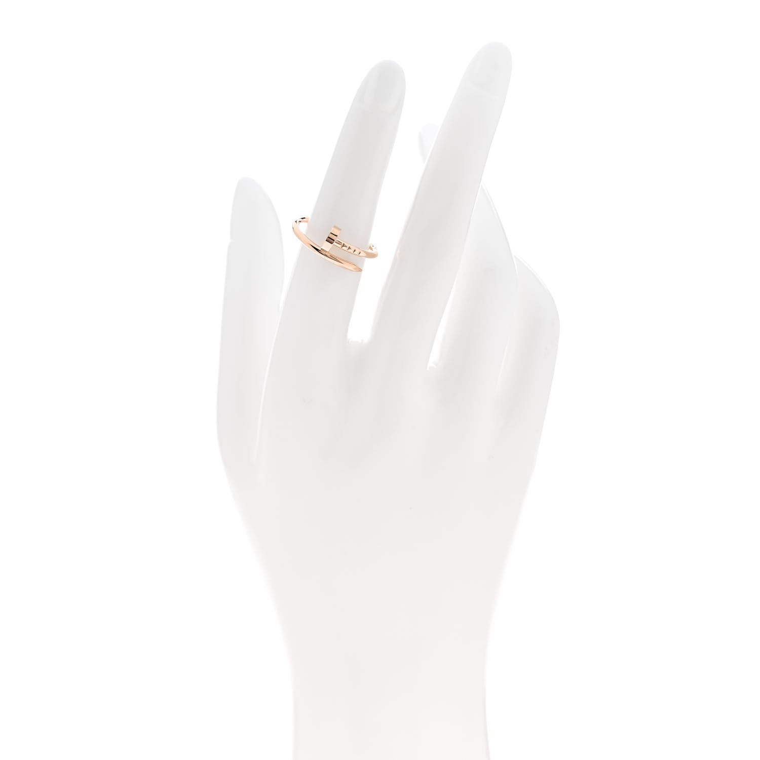 Cartier 18K Pink Gold Small Juste Un Clou Ring 51 5.75 2 of 6