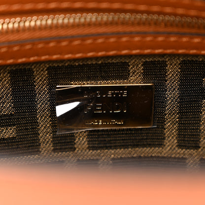 Fendi Shiny Nappa Multipocket Baguette Brandy 6 of 9