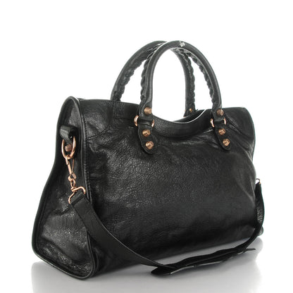 Balenciaga Agneau Giant 12 Rose Gold Hardware City Black 3 of 7