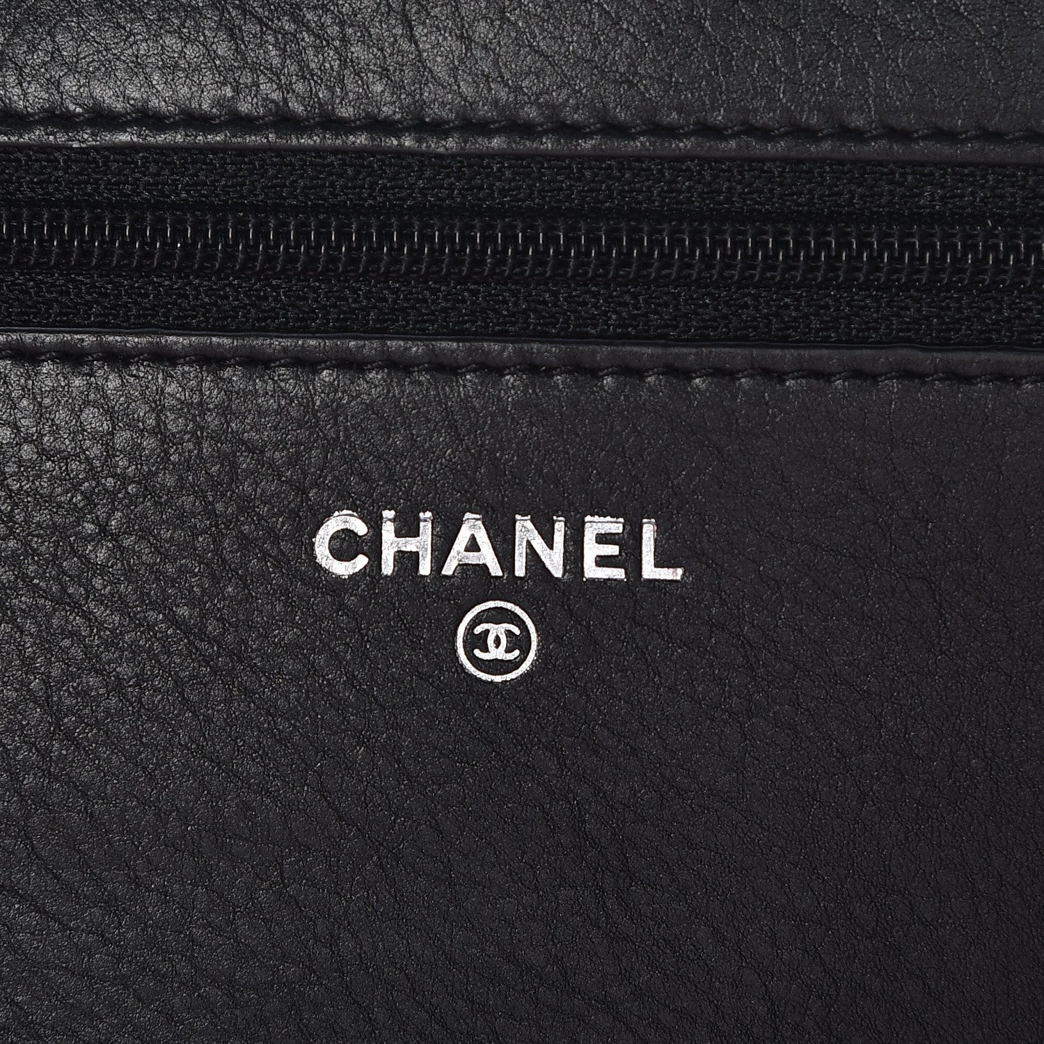 Chanel Calfskin Quilted Boy Wallet On Chain WOC So Black 8 of 11