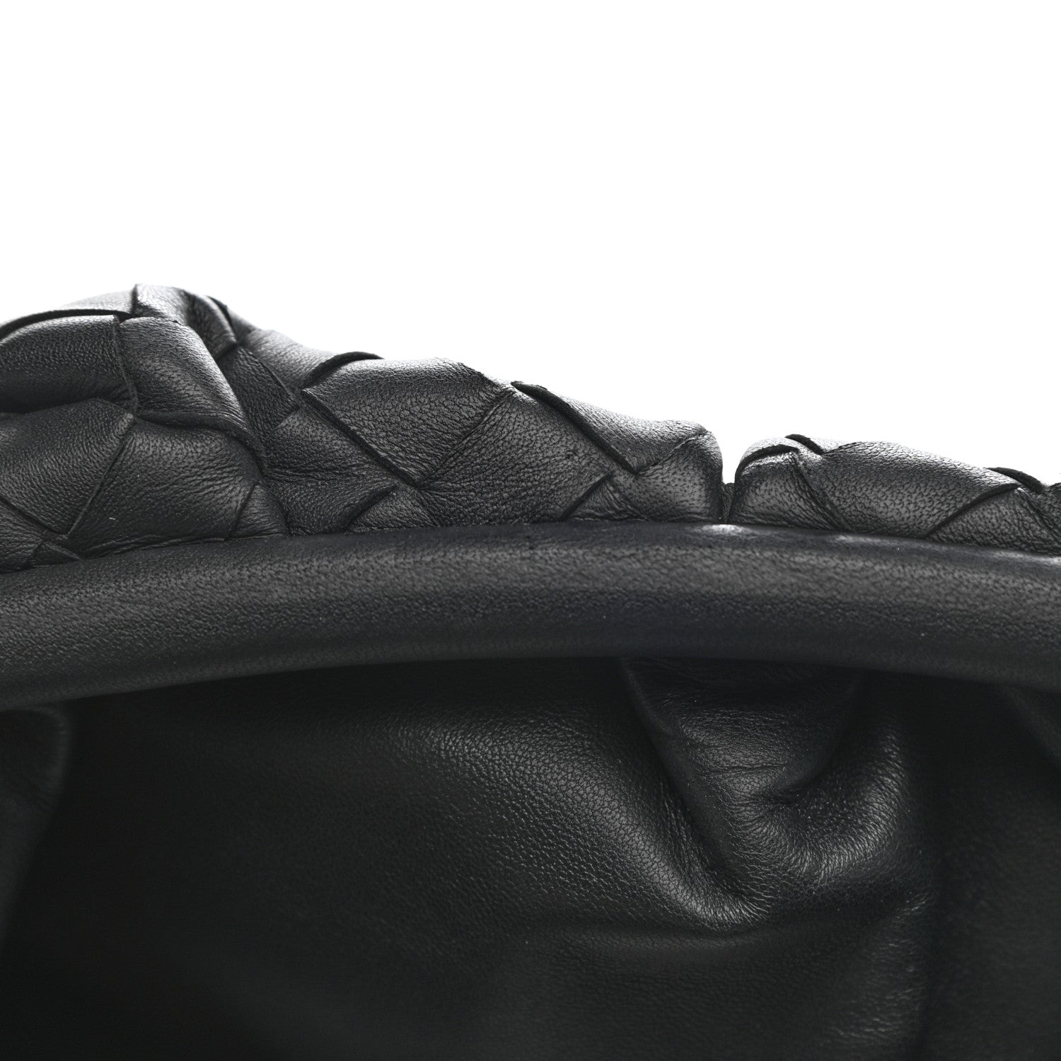 Bottega Veneta Nappa Maxi Intreccio The Pouch Oversized Clutch Black 9 of 9