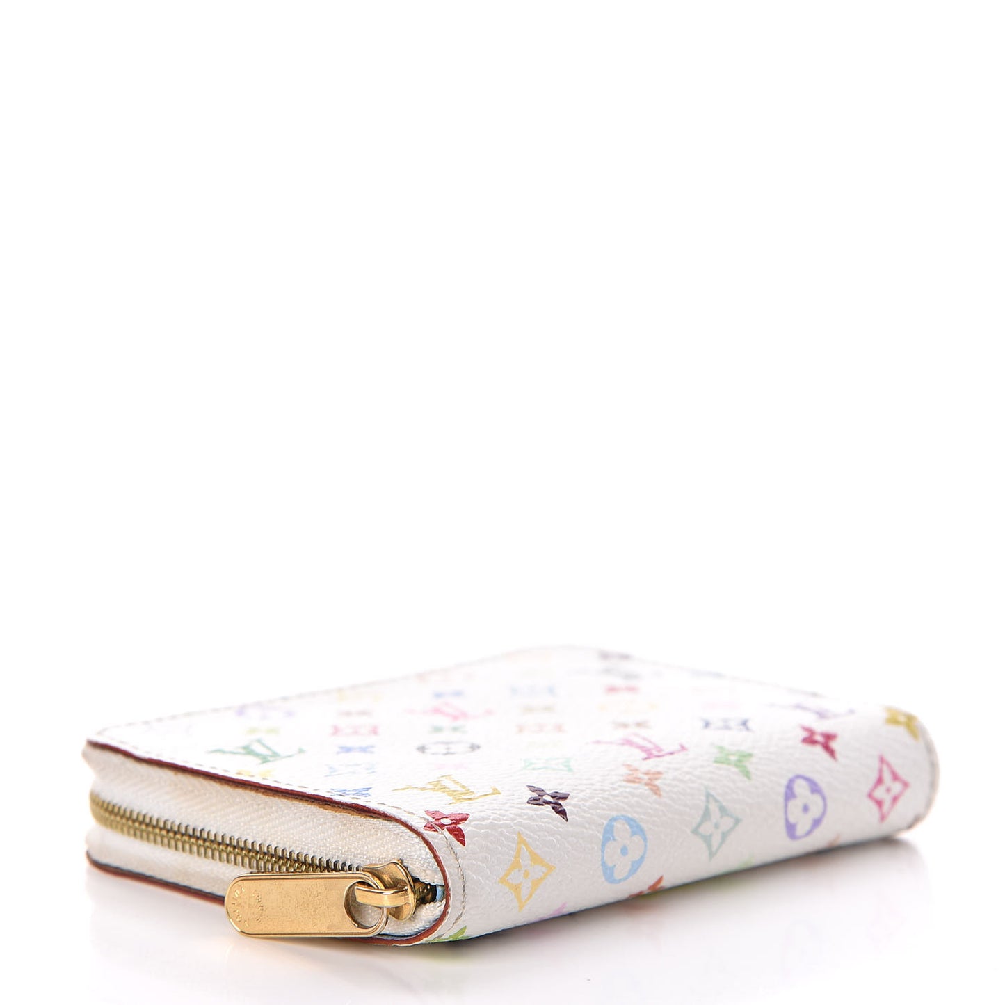 Monogram Multicolor Zippy Coin Purse Wallet White Raisin