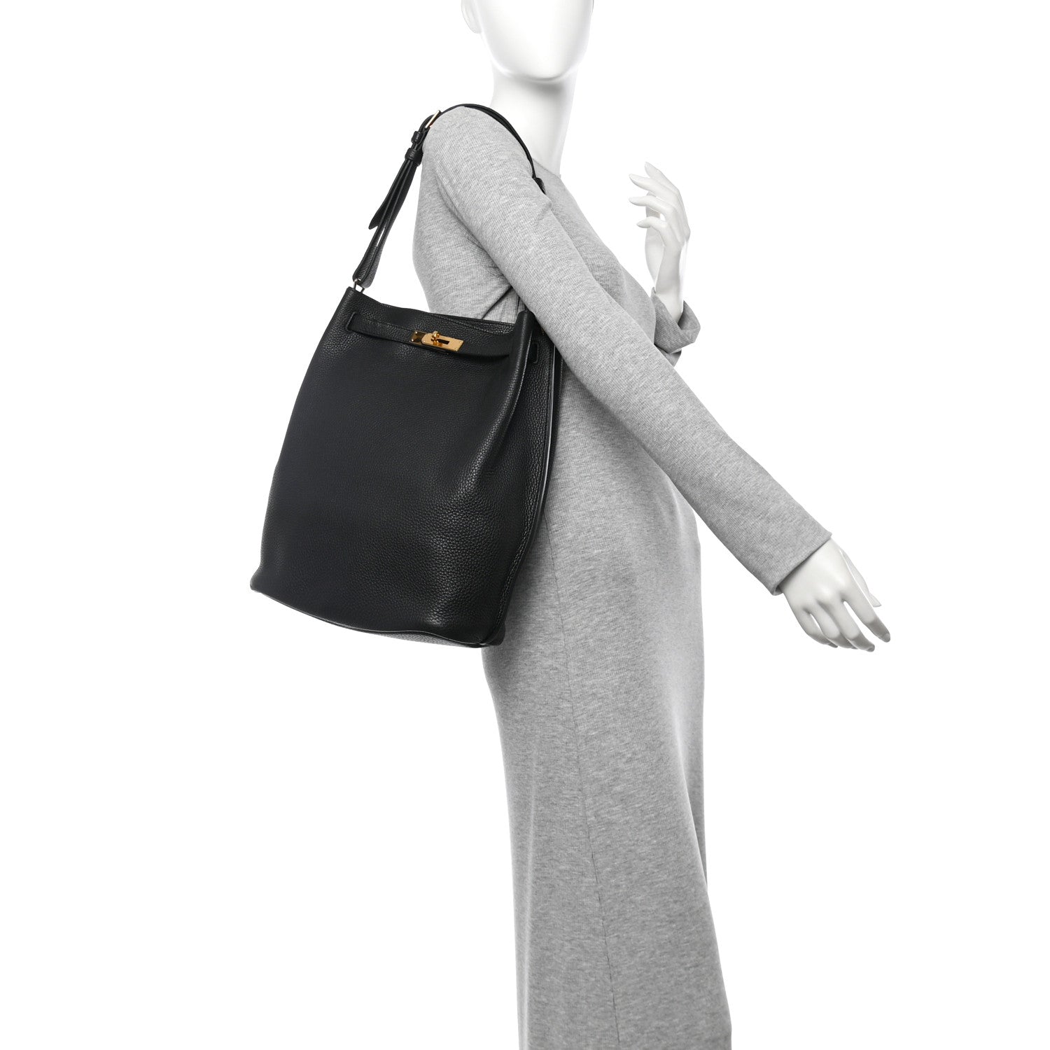 Hermes Togo So Kelly 26 Black 2 of 15