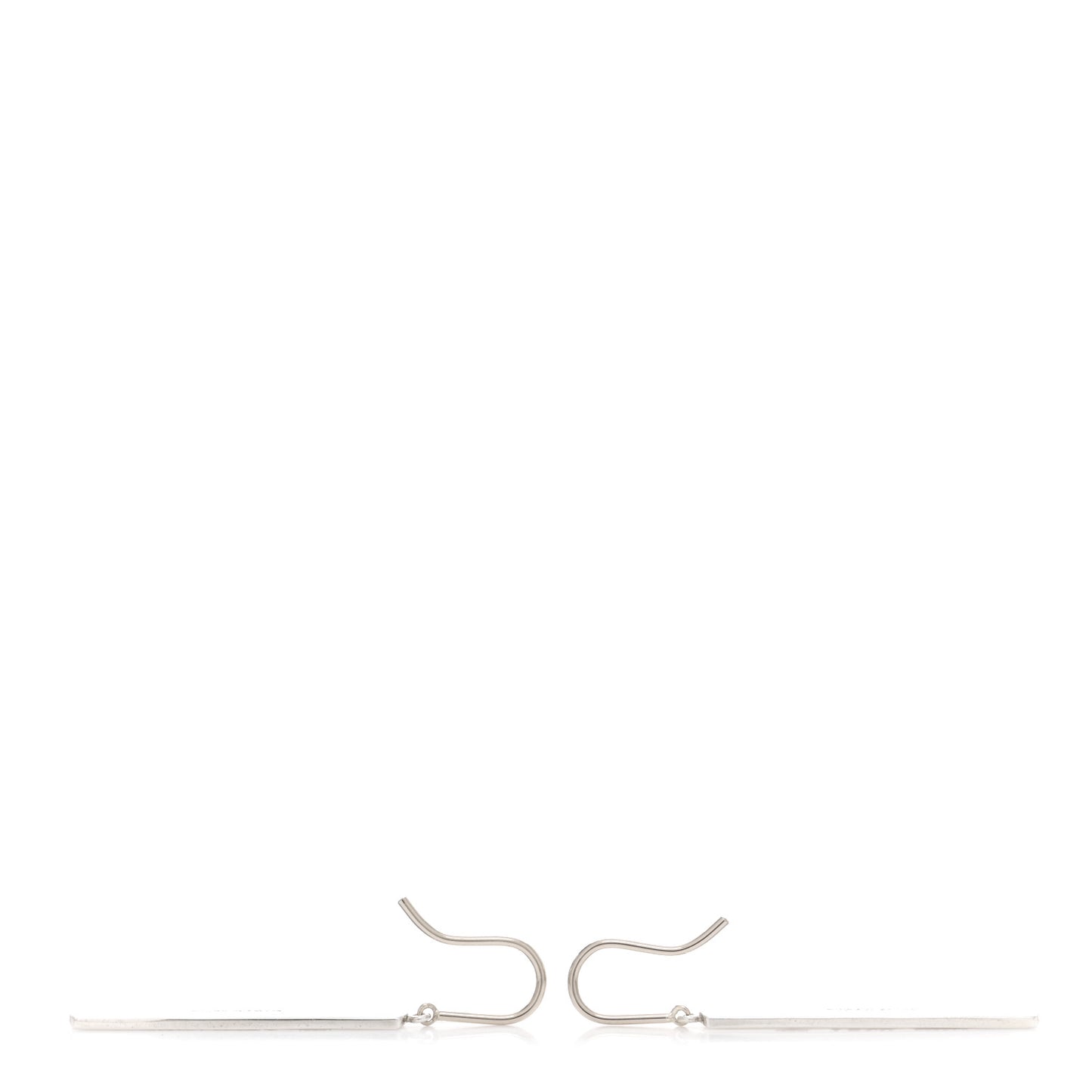 Sterling Silver 1837 Bar Drop Earrings