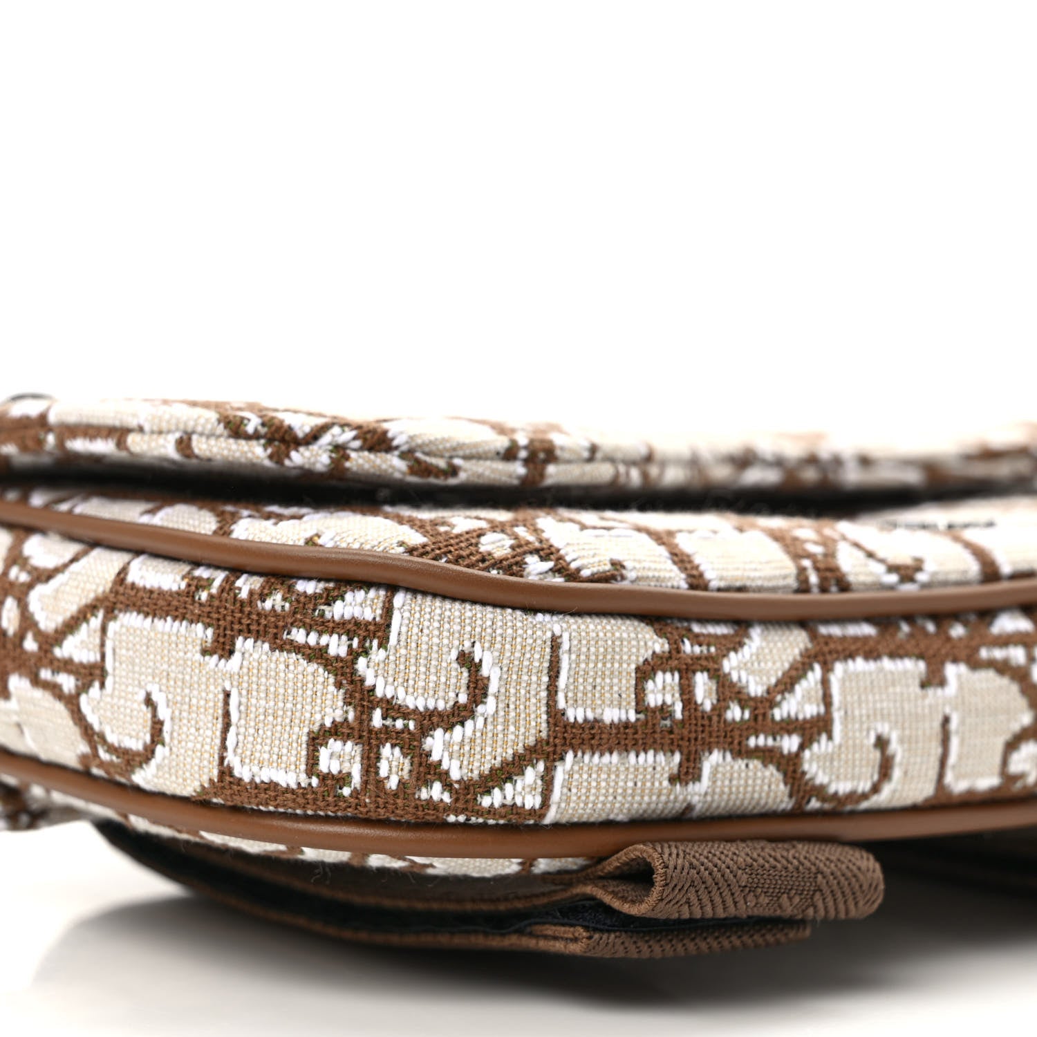 Christian Dior X CACTUS JACK Oblique Saddle Arm Pouch Coffee