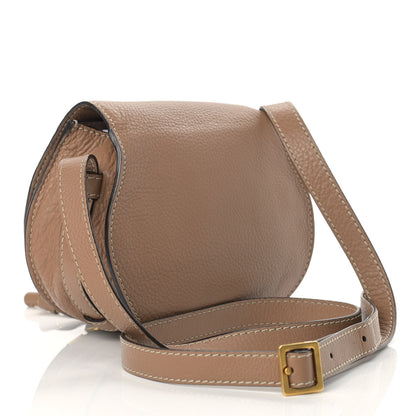 Chloe Calfskin Mini Marcie Round Crossbody Bag Nut 3 of 11