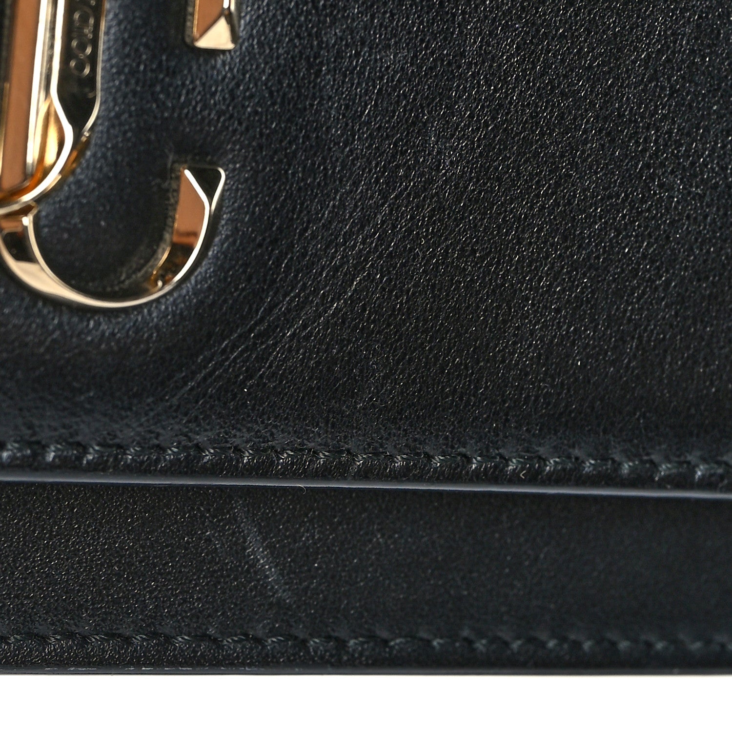 Jimmy Choo Smooth Calfskin Mini Palace Crossbody Black 10 of 10