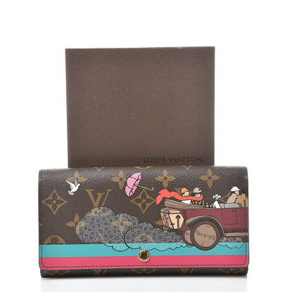 Louis Vuitton Monogram 2015 Christmas Animation Sarah Wallet Hibiscus 12 of 12