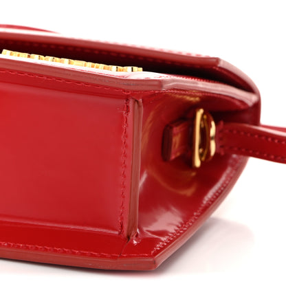 Jacquemus Glazed Calfskin Le Bambino Long Red 9 of 11