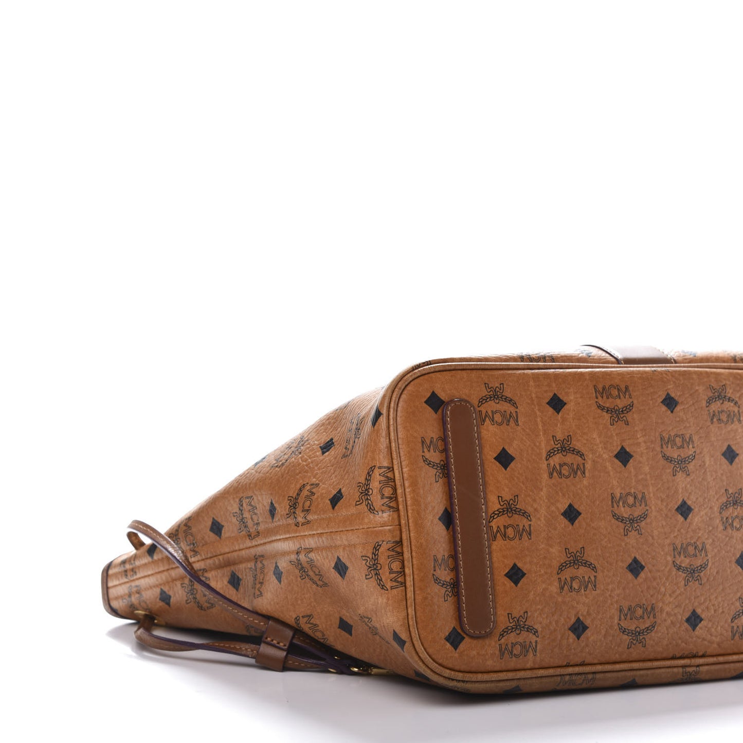 Visetos Medium Liz Reversible Shopper Tote Cognac