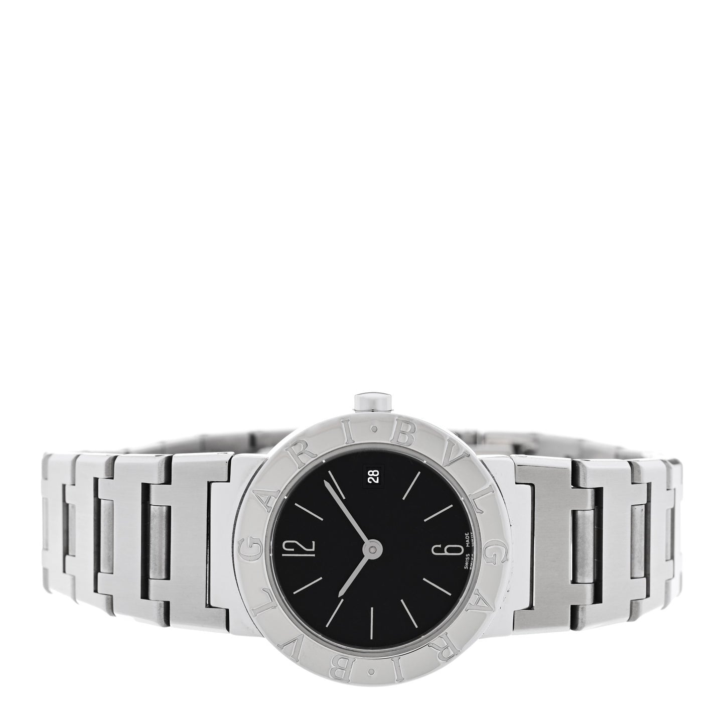 Stainless Steel 26mm Quartz Watch Black